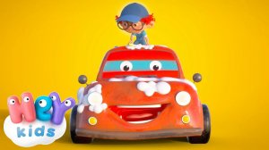 Splish splash !  Lavons la voiture rouge !  | Chansons pour Enfants | HeyKids en Français