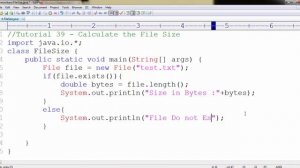 Java Programming Tutorial #39 How to Calculate the File Size in Java