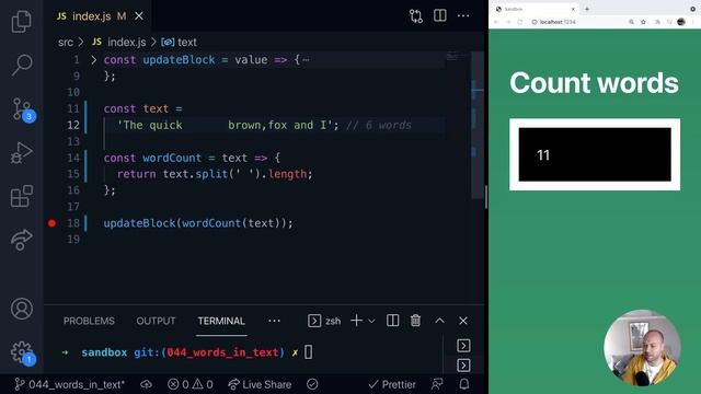 DevTips Daily: How to count the number of words in a string, using JavaScript