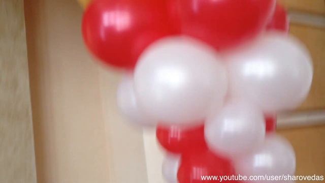 Арки из гелиевых шаров Arch of balloons.