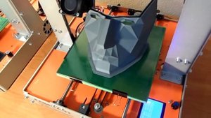 Печать ПЛА на 3D-принтере Faberant на скорости 100мм/сек