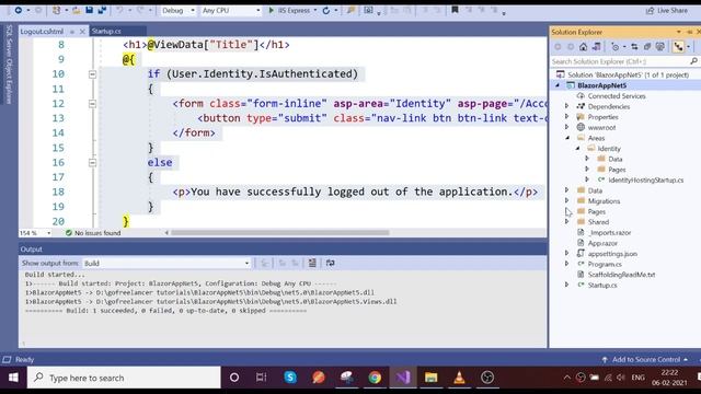 How to implement logout functionality in Blazor, using ASP NET Core Identity logout page смотреть онлайн