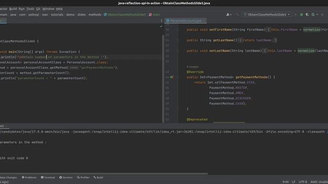 Java: Reflection API - Obtain Class Methods