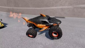 Monster Jam INSANE Racing, Freestyle and Crashes #7 | BeamNG Drive | Steel Titans