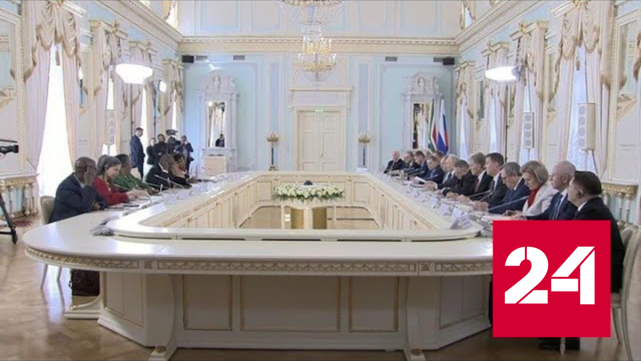 Владимир Путин обсудил с лидерами стран Африки урегулирование кризиса на Украине - Россия 24