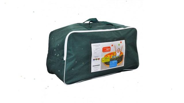 Сухой бассейн Веселая поляна без шариков, зелено-красный (Romana) обзор ДМФ-МК-02.51.03-02 смотреть онлайн