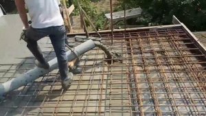 Стационарный бетонный насос