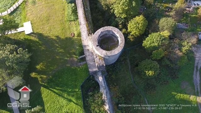 Аэросъемка Копорской крепости смотреть онлайн