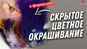 Скрытое ЦВЕТНОЕ  ОКРАШИВАНИЕ с формулами | Без воды и терминологии | Основы колористики в Деметриус