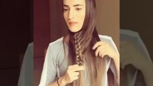 Как заплести красивую косичку. Легко и быстро самому себе