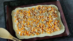 Пирог с тыквой и мясом