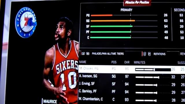 NBA 2K18 Roster Edit All Time Philadelphia Sixers смотреть онлайн