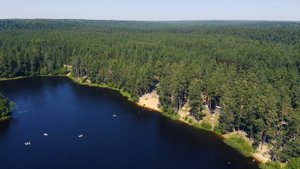 Пустынские озёра (Нижегородская область, Арзамасский район). Аэровидеосъемка, Июнь 2021 г.