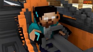 Monster School : Herobrine lives on a Desert Island - Minecraft Animation