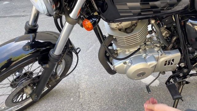 Как выбрать б/у мотоцикл из Японии. Осмотр Suzuki Grasstracker 250 Big Boy 10458 км