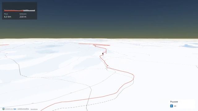 Maastohiihto ja Kainuu: Tuomivaaran kierros 13,5 km, Ukkohalla Finland смотреть онлайн