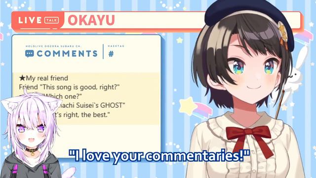 Oozora Subaru and Nekomata Okayu Shares the Same Feeling for Each Other [Hololive/ENG Sub]