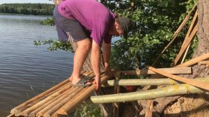 Строим Пирс на озере )))))