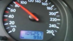 VW Bora V5 0-100 km/h