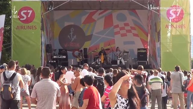 Владивосток Международный Музыкальный Фестиваль V-Rox 2013 группа Herzog (второй фрагмент).