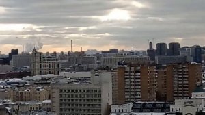 Виды Москвы с высотки на Новом Арбате. Январь 2022. Views of Moscow, New Arbat