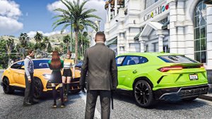 ► Графика GTA 6 - Lamborghini Urus - Реалистичная графика i9 13900k и игровой процесс RTX 4090! GTA5