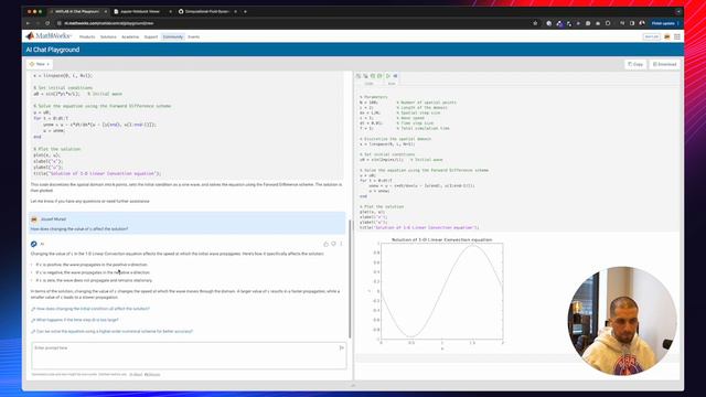 AI Chat Playground | Your MATLAB Coding Assistant смотреть онлайн
