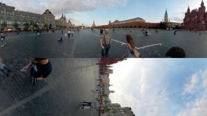 Прогулки по Москве. Красная площадь. Жизнь в 360 градусов. Live in 360. Russia VR.