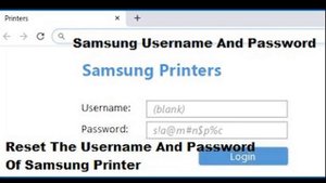 How to Find Samsung Printer Username And Password | Reset The Username & Password Of Samsung Printe