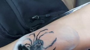 Hunterxhunter spider member tattoo #2 #time-lapse