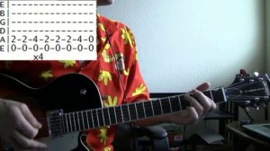 ZZ Top Tube Snake Boogie Guitar Lesson Chords & Tab