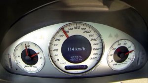 Mercedes E55 AMG W211 Acceleration Sound
