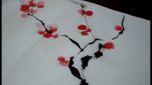 Китайский рисунок восточная живопись дерево сакура