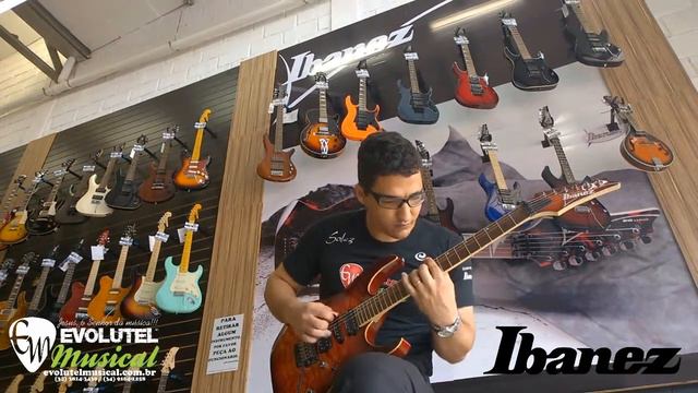 Review (teste) Guitarra Ibanez RG-970QMZ com captação DiMarzio- evolutelmusical.com.br смотреть онлайн