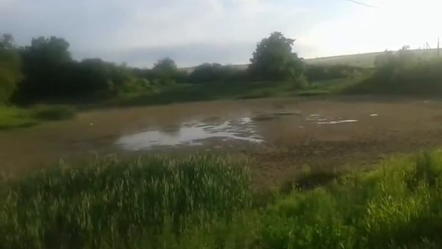 Здесь было озеро. Крым. Посёлок Курортное.