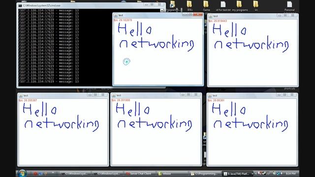 Network game basis: Whiteboard drawing system смотреть онлайн