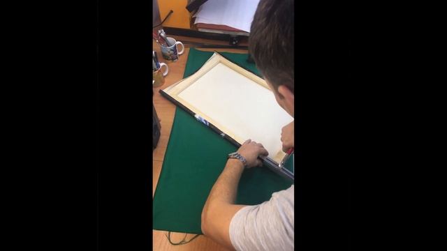 Печать на холсте - оформление на деревянный подрамник смотреть онлайн