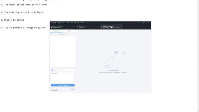 Publishing an existing project to github смотреть онлайн