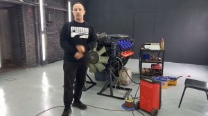 Запуск двигателя Скания V8 DC16