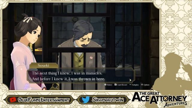 The Great Ace Attorney: Adventures Ep 11 - The Adventure of the Clouded Kokoro Investigation 1/5 смотреть онлайн