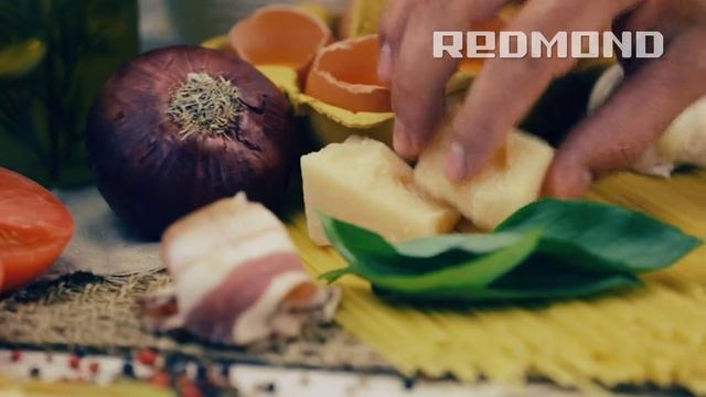 Pasta alla carbonara in Multi fornello REDMOND RMC-M20E смотреть онлайн