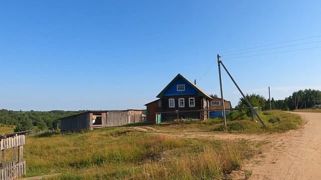Деревня Зеленцово. Вологодская область. Русский север.