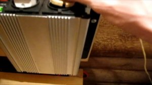 Работа компрессора холодильника от инвертора Mystery 1000ватт