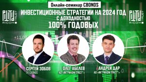 «Инвестиционные стратегии на 2024 год с доходностью до 100% годовых»