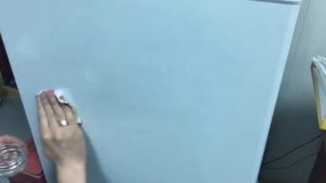 Удаление перманентного маркера с холодильника средством КИМ-5