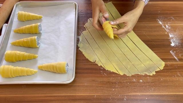 Слоеные трубочки с кремом қатпарлы трубочки и как cделать конус своими руками