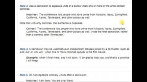 Основы английской пунктуации: когда нужно ставить точку с запятой (semicolon)?