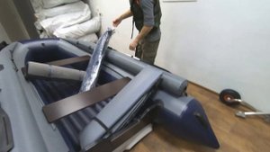 Лодка ПВХ Риф 360F НДНД Килевая с фальшбортами