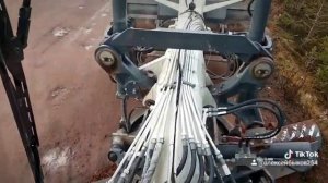 Автогрейдер ДЗ-98 профилировка дороги.