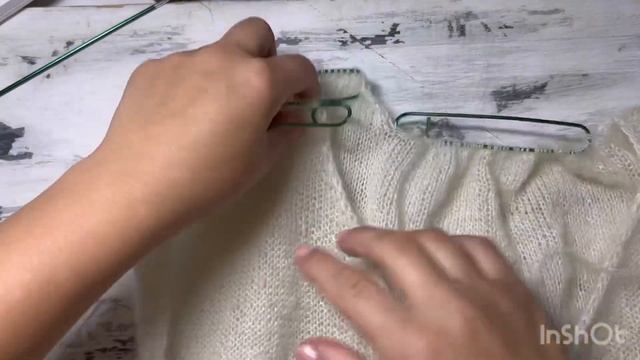 Мохеровый джемпер спицами! Мастер класс!
